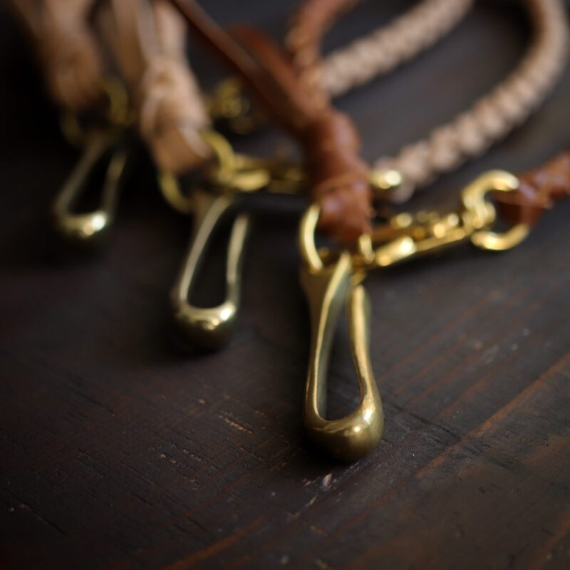 Braided Leather Wallet Lanyard