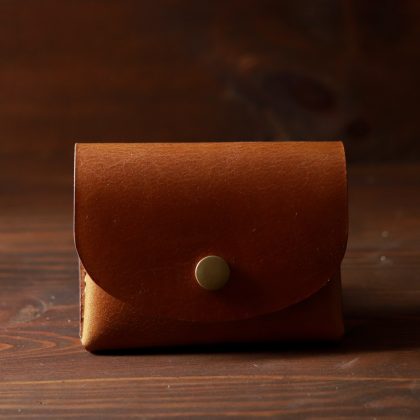 Coin and Cards Leather Wallet Brown