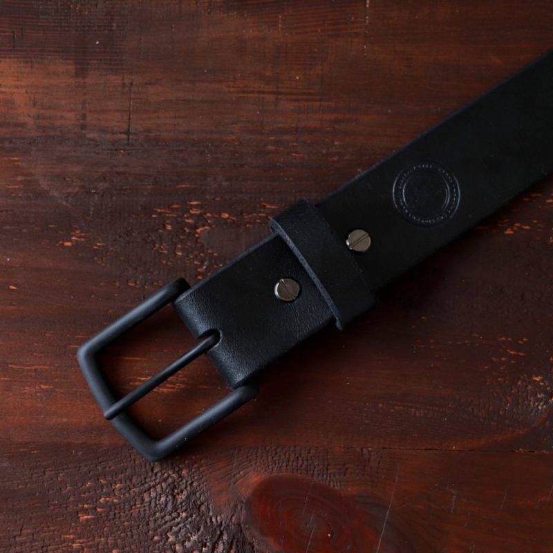 Classic Leather Belt - Dark Edition