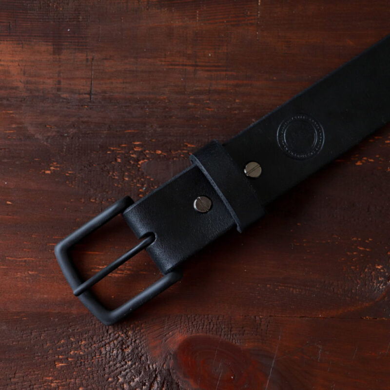 Classic Leather Belt - Dark Edition