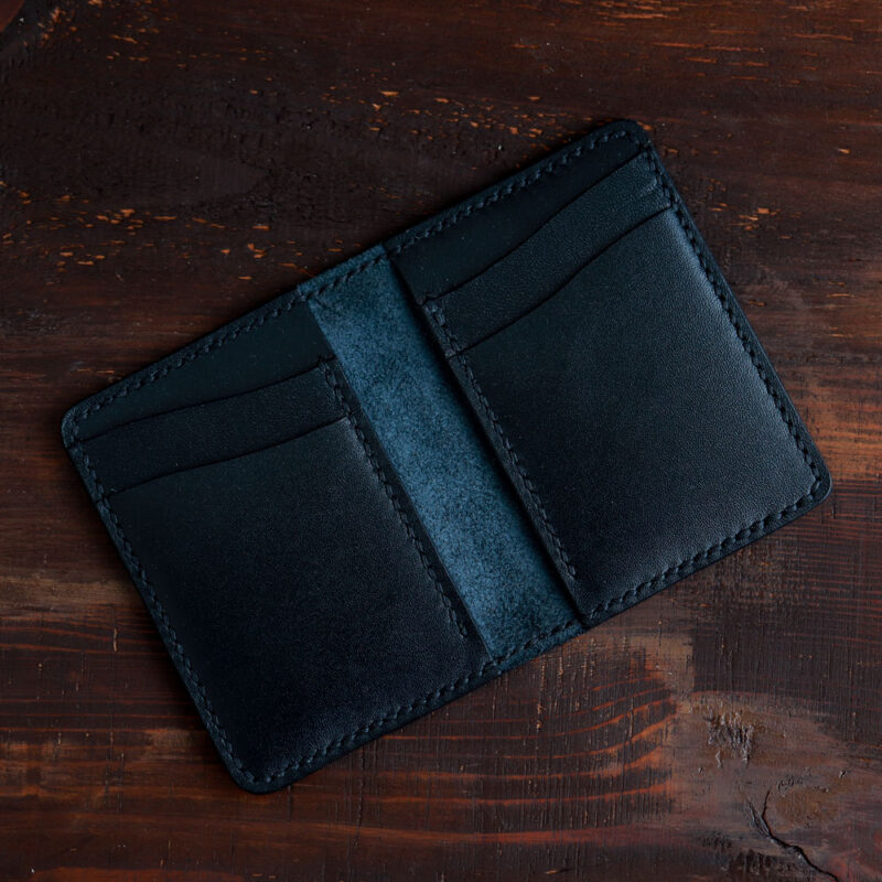 No. 62 Leather Bifold Wallet - Dark Edition