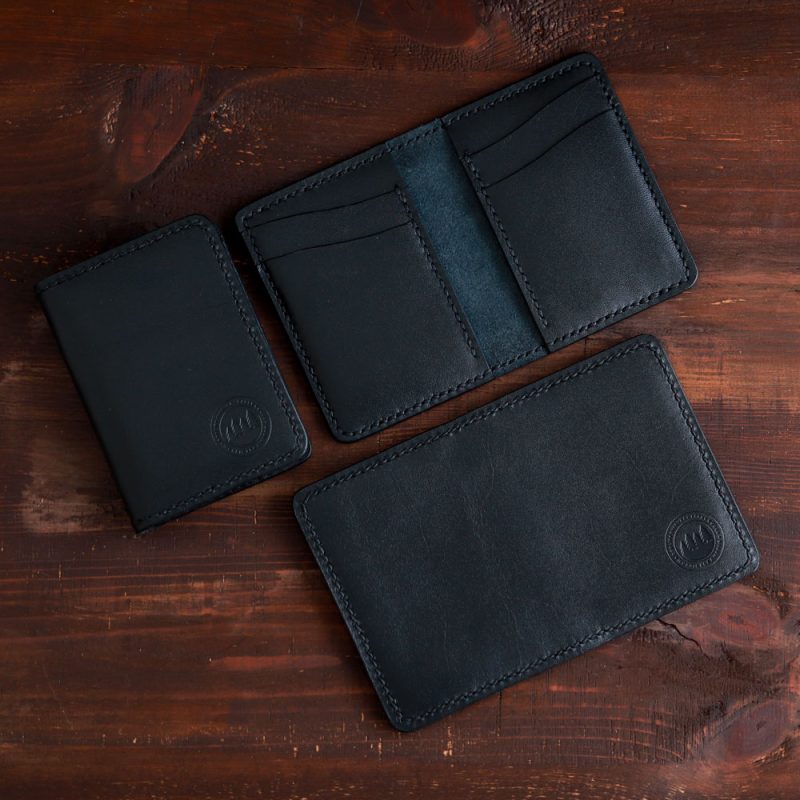 No. 62 Leather Bifold Wallet - Dark Edition