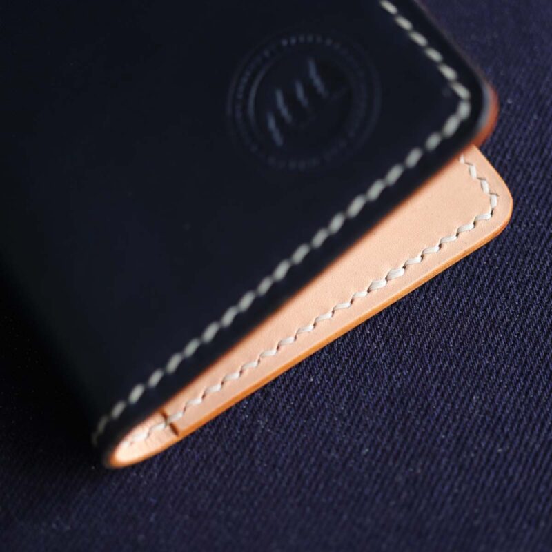 No. 62 Leather Bifold Wallet Blue