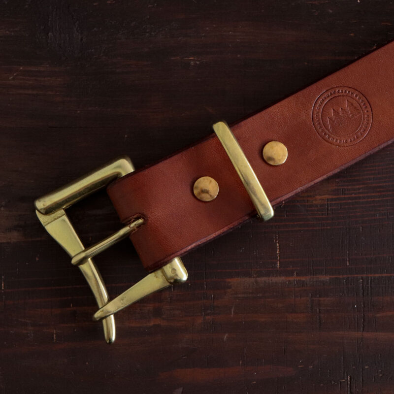 fireman's quick release leather belt