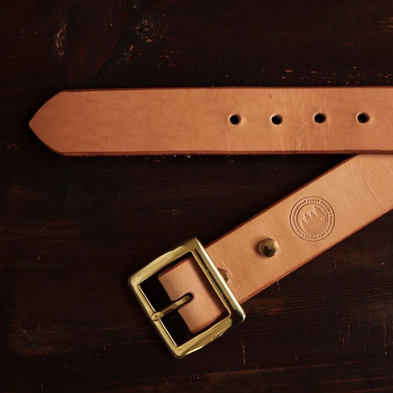 No. 2 Natural Garrison Leather Belt