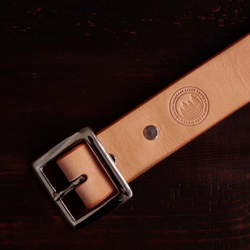 Natural Garrison Leather Belt