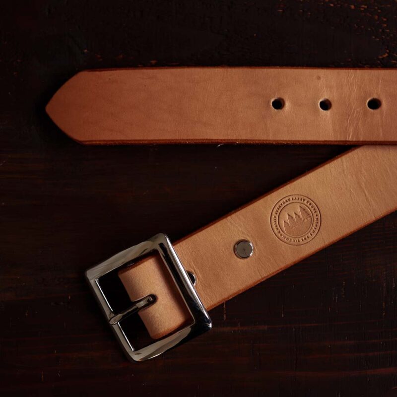 No. 2 Natural Garrison Leather Belt