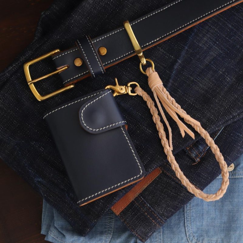 Leather Bifold Snap Wallet