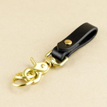 Belt Loop Leather Keychain