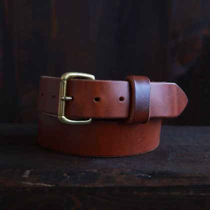 no. 1 brown leather belt