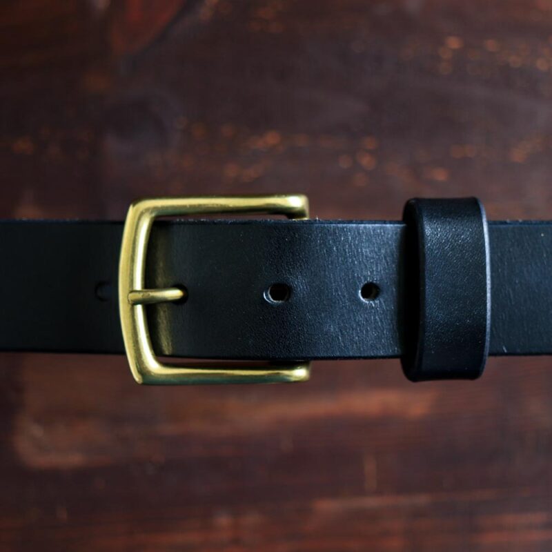 Classic Leather Belt Black