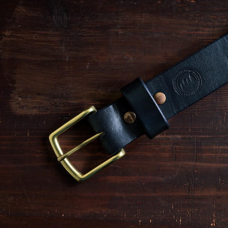 Classic Leather Belt Black