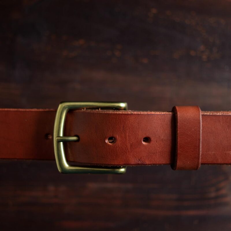 Classic Leather Belt Brown