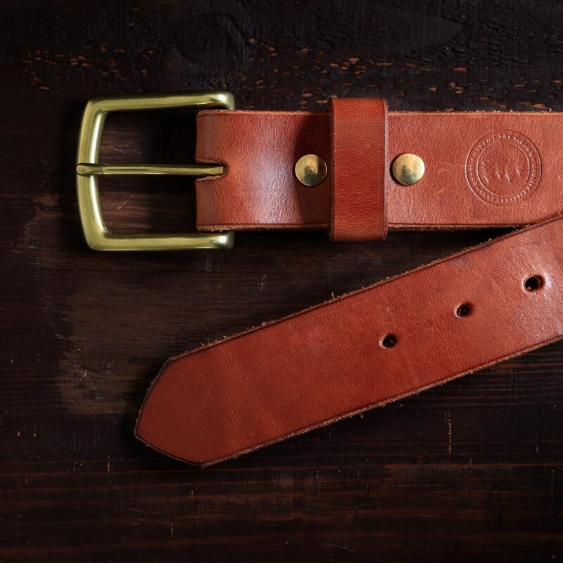 Classic Leather Belt Brown