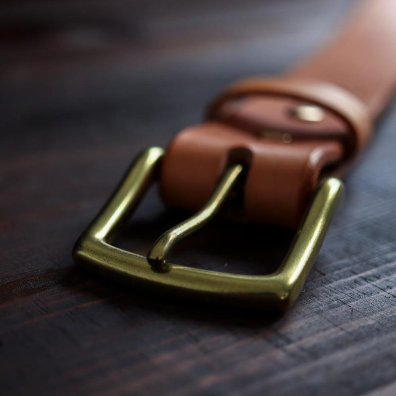 Classic Leather Belt Natural