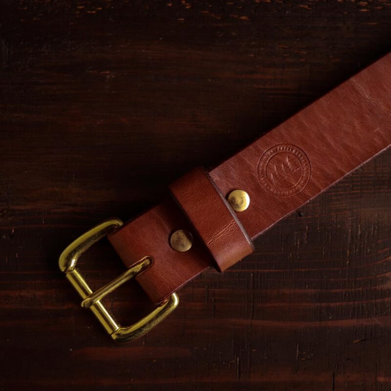 No. 1 - Brown Leather Belt