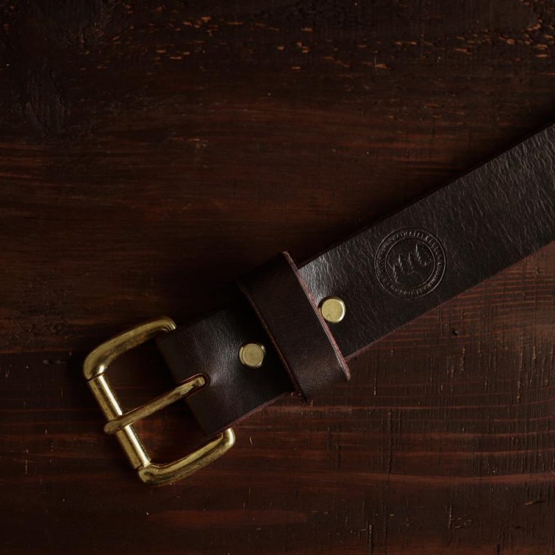 No. 1 - Dark Brown Leather Belt