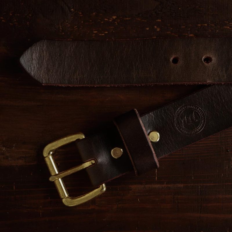 No. 1 - Dark Brown Leather Belt