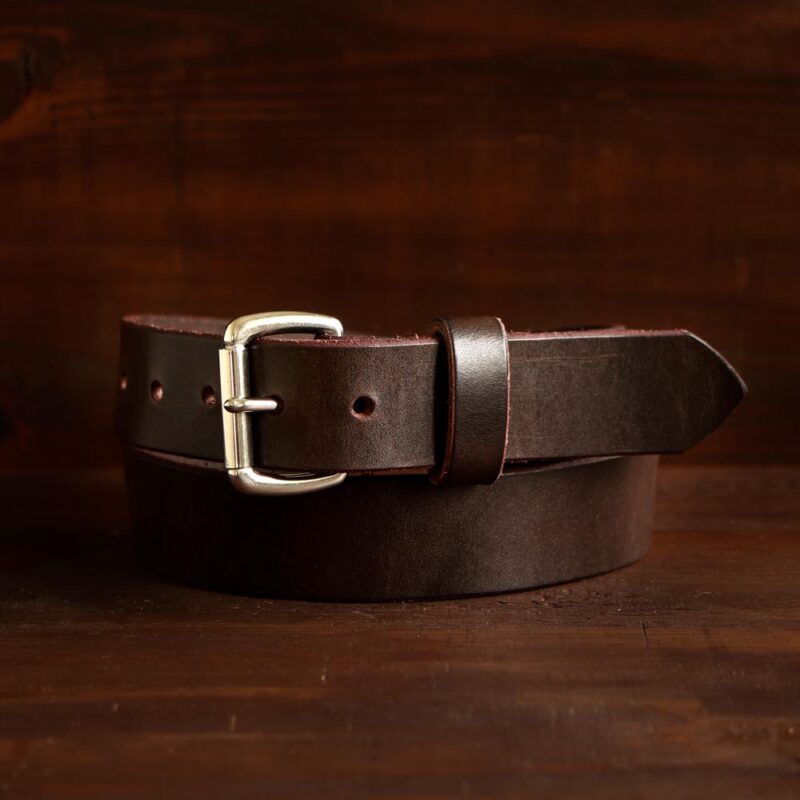 No. 1 - Dark Brown Leather Belt