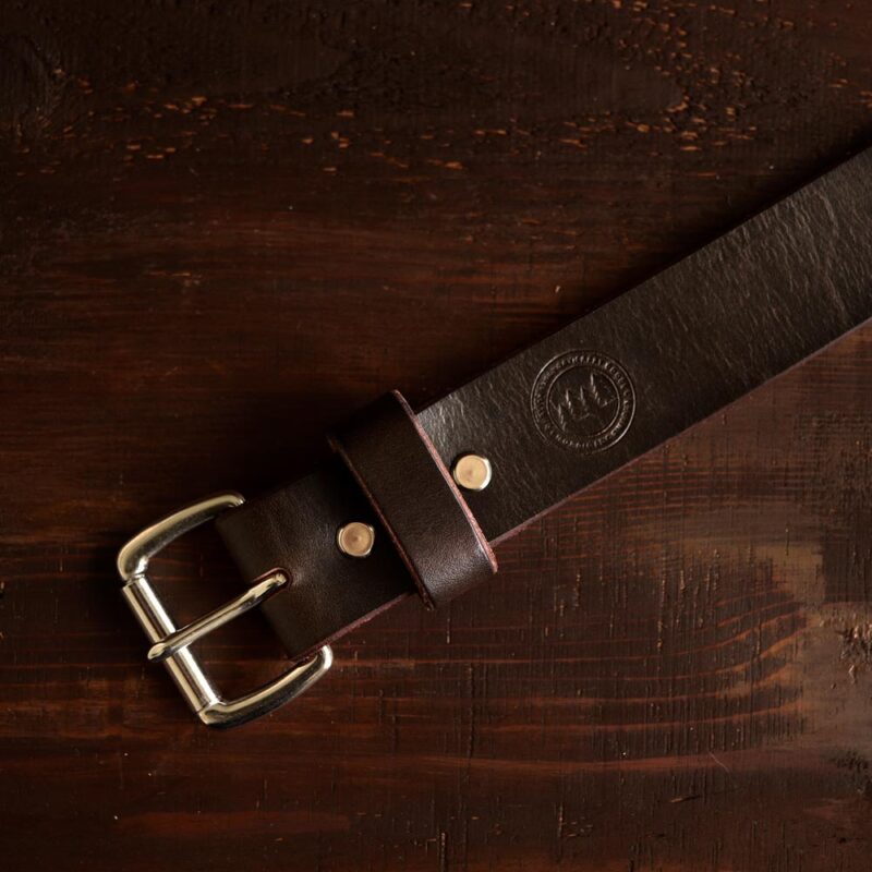 No. 1 - Dark Brown Leather Belt