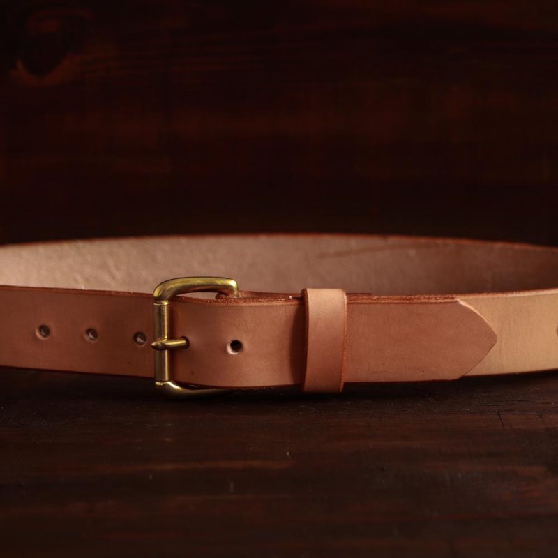 Leather Belt Natural