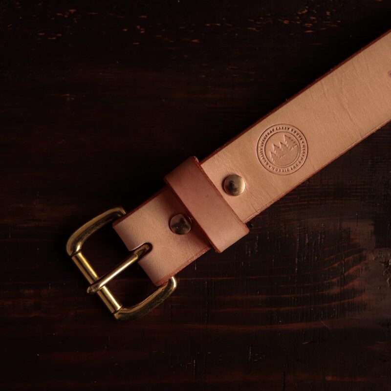 No. 1 - Natural Leather Belt