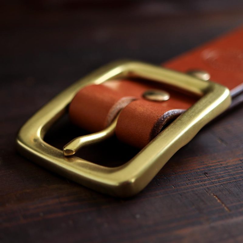 No. 5 Brown Garrison Leather Belt