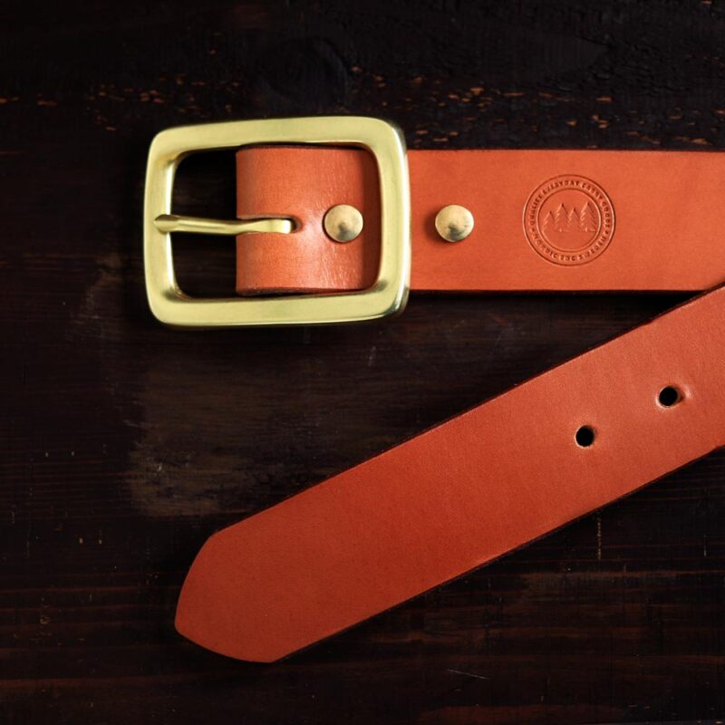 No. 5 Brown Garrison Leather Belt