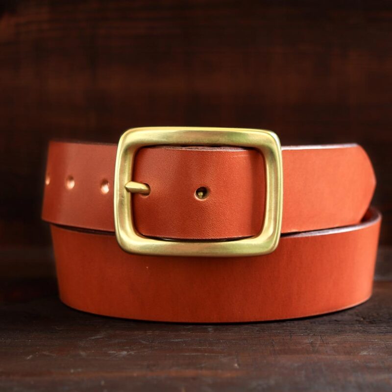 No. 5 Brown Garrison Leather Belt