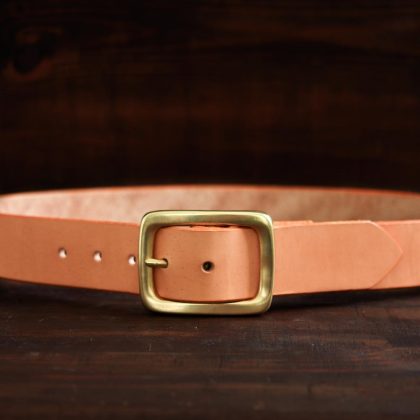 No. 5 Natural Garrison Leather Belt