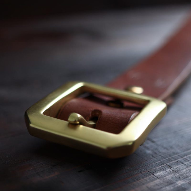 No. 6 Brown Garrison Leather Belt