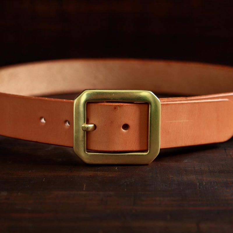 No. 6 Natural Garrison Leather Belt