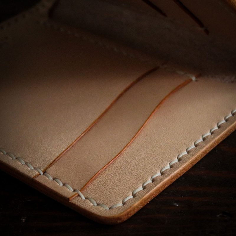 No. 62 Leather Bifold Wallet Natural