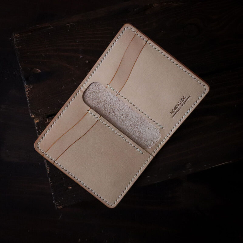 No. 62 Leather Bifold Wallet Natural